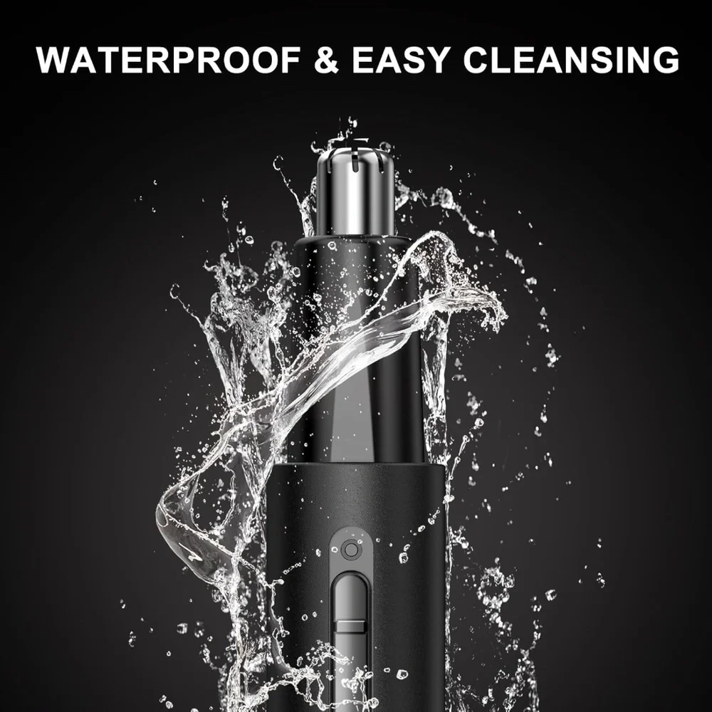 Nose Hair Trimmer for Men Black